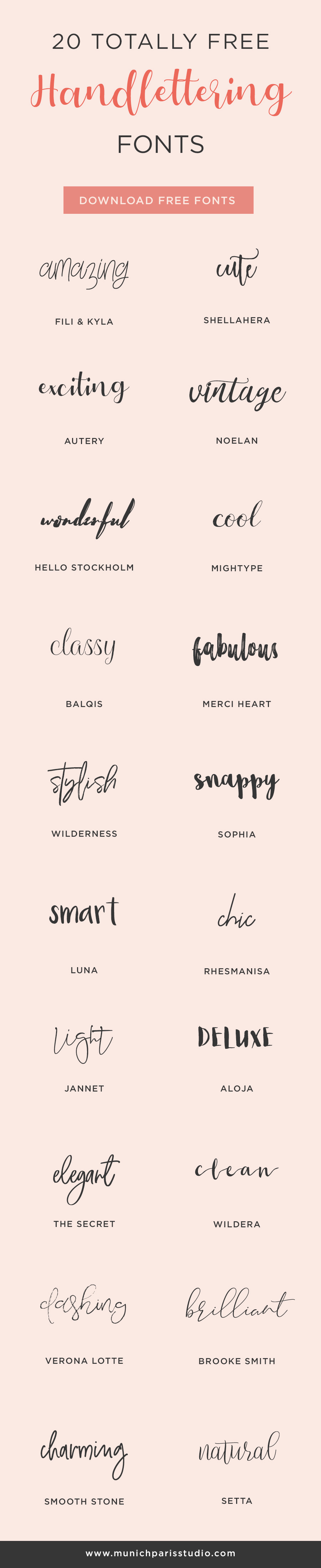 Handwritten Fonts For Commercial Use